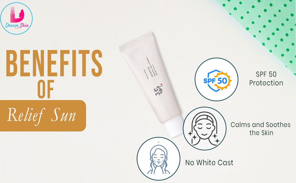 Beauty of Joseon Relief Sun: Rice + Probiotics Sunscreen SPF 50+ PA ++++(50ml)